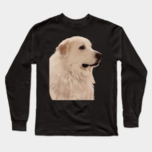 Great White Pyrenees Dog Long Sleeve T-Shirt